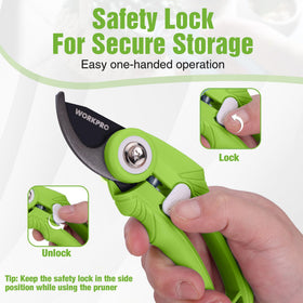 WORKPRO ideal for floral arrangements and garden prep tasks.