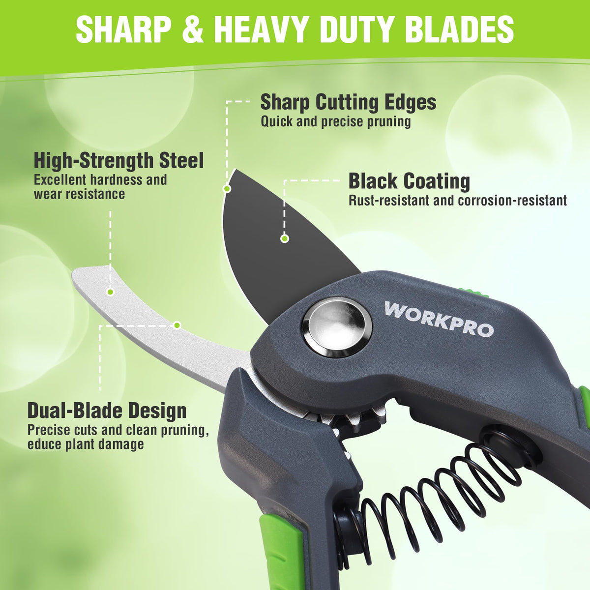 WorkPRO gear-assisted cutting action demonstrates reduced effort