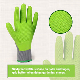 WORKPRO breathable polyester fabric keeps hands cool during long garden sessions.