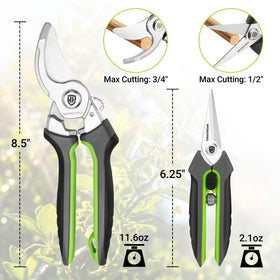 WORKPRO stainless steel snips offer precise trimming in tight spots.