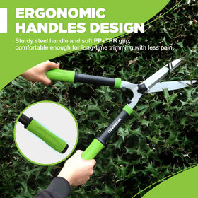 WORKPRO Hedge Shears offer 23-inch length for efficient reach and leverage.