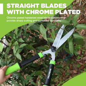 WORKPRO Hedge Shears cut wet wood up to 10 mm diameter with ease.