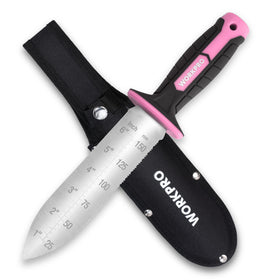 WORKPRO Hori Hori knife 7-inch blade for precise digging and root cutting.