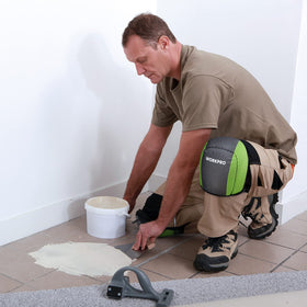 WORKPRO knee pads support multiple tasks from gardening to flooring and cleaning