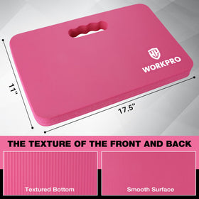 WORKPRO kneeling pad during baby's bath time, providing soft cushioning on wet surfaces for gentle care