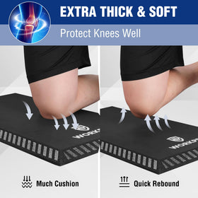 WORKPRO kneeling pad built in handle enables easy carrying between jobs.