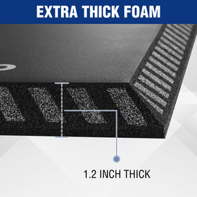 WORKPRO kneeling pad durable foam guarantees long lasting support under kneeling use.