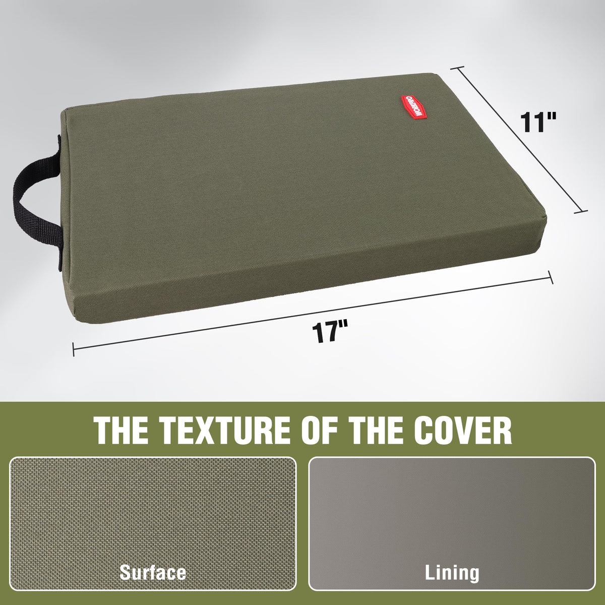External handle enables easy transport for chores and workouts.