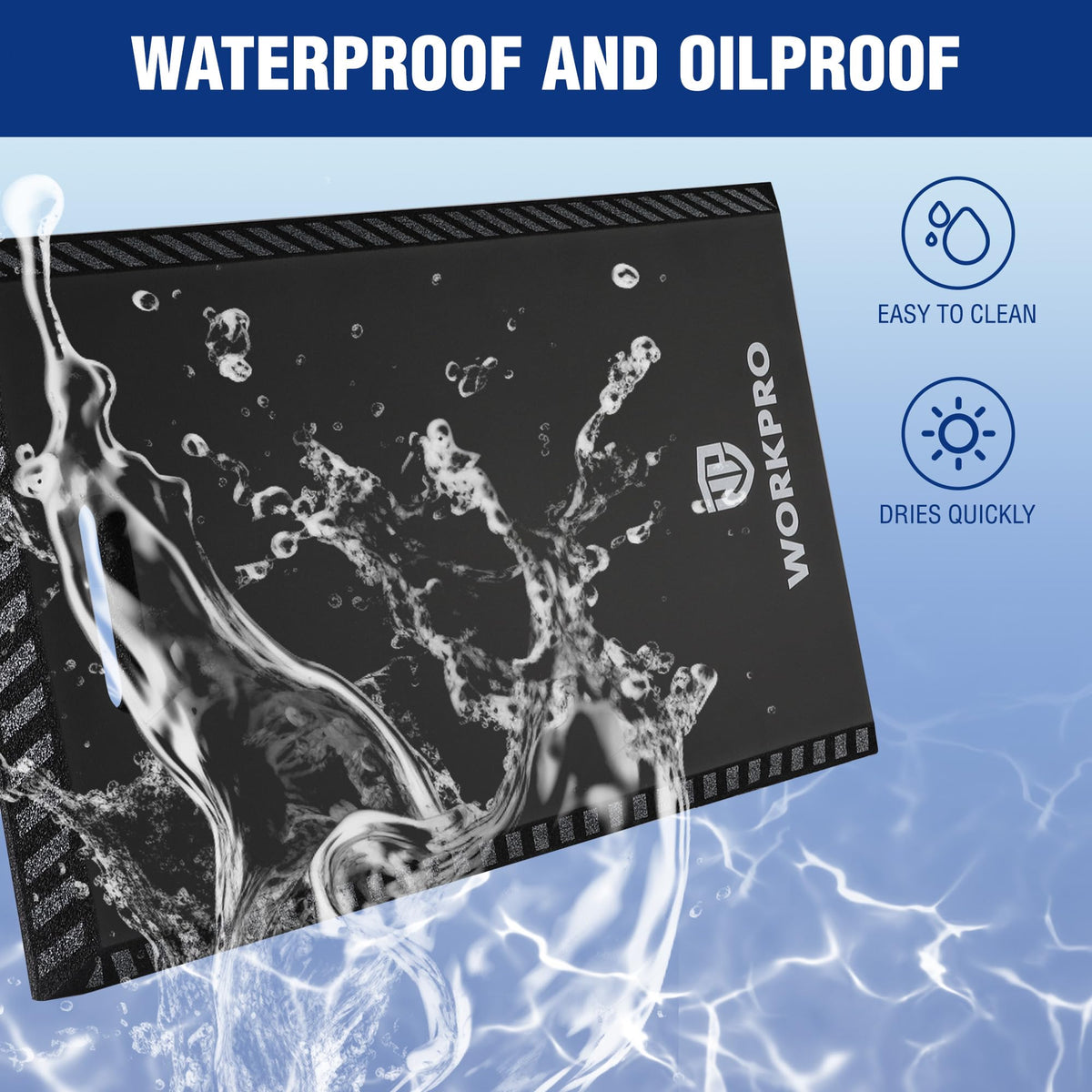 WORKPRO kneeling pad gardening use for cushioned kneeling on soil.