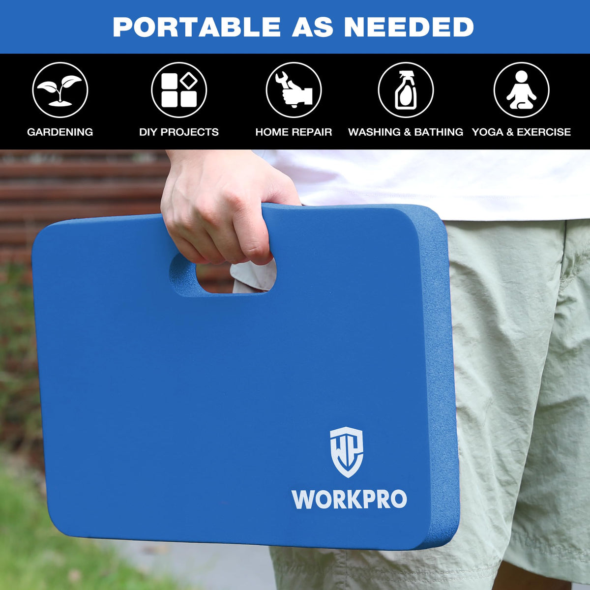WORKPRO kneeling pad for outdoor activities and camping