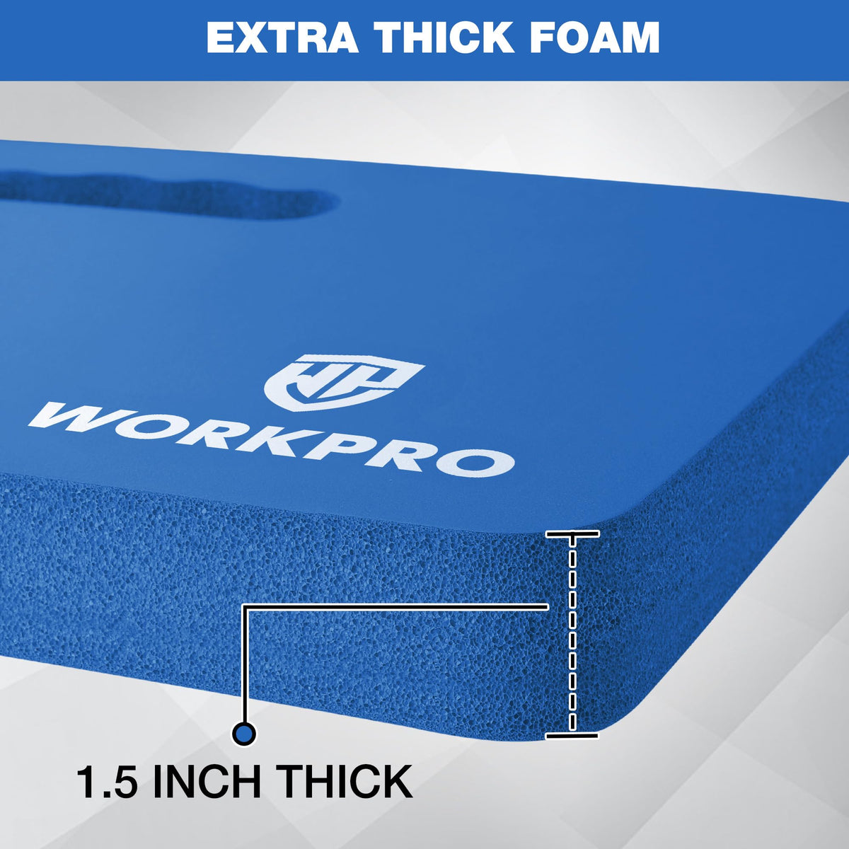 WORKPRO kneeling pad with textured bottom prevents slipping