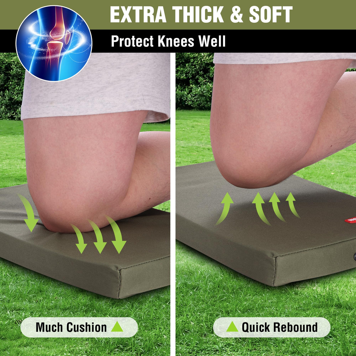 Versatile use for gardening, auto repair, workouts, and camping.