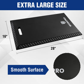 WORKPRO kneeling pad waterproof material demonstrates moisture resistance for outdoor tasks.
