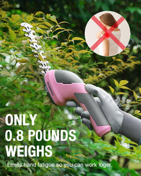 Lightweight ergonomic design suitable for one-handed use