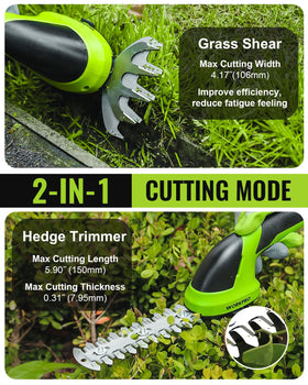 WORKPRO lightweight design emphasizes easy handling and reduced wrist fatigue during trimming.