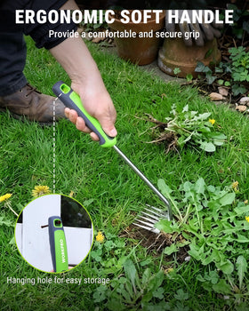 WORKPRO moss removal front scraper ideal for cracks and patios.