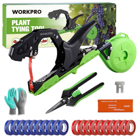 WORKPRO plant tying machine for fast, even garden ties.
