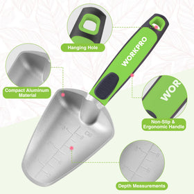 WORKPRO powder-coated finish boosts rust resistance for long use.