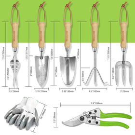 WORKPRO pruner with SK5 steel blades for precise cuts and plant care