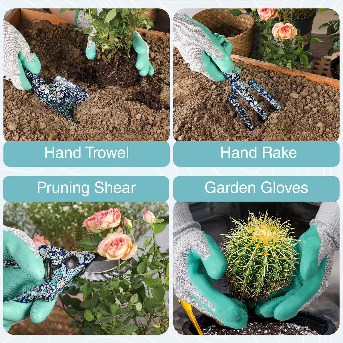 WORKPRO pruning shear with lock for precise, safe trimming of small branches