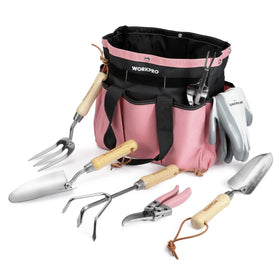 WORKPRO pruning shears with stainless steel blades for precise, durable cuts.