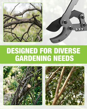WORKPRO ideal for pruning shrubs, hedges, and small trees.
