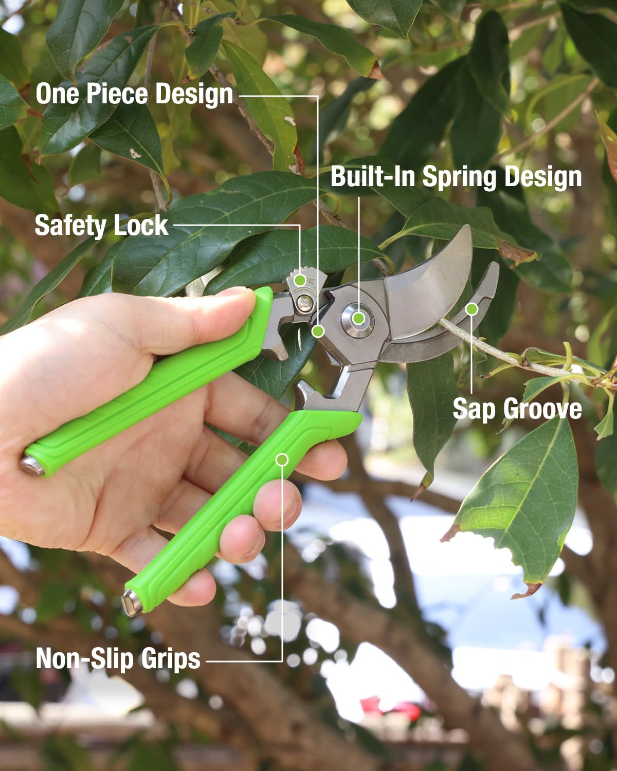 WORKPRO shears cut roses and vines with 3/4 inch capacity