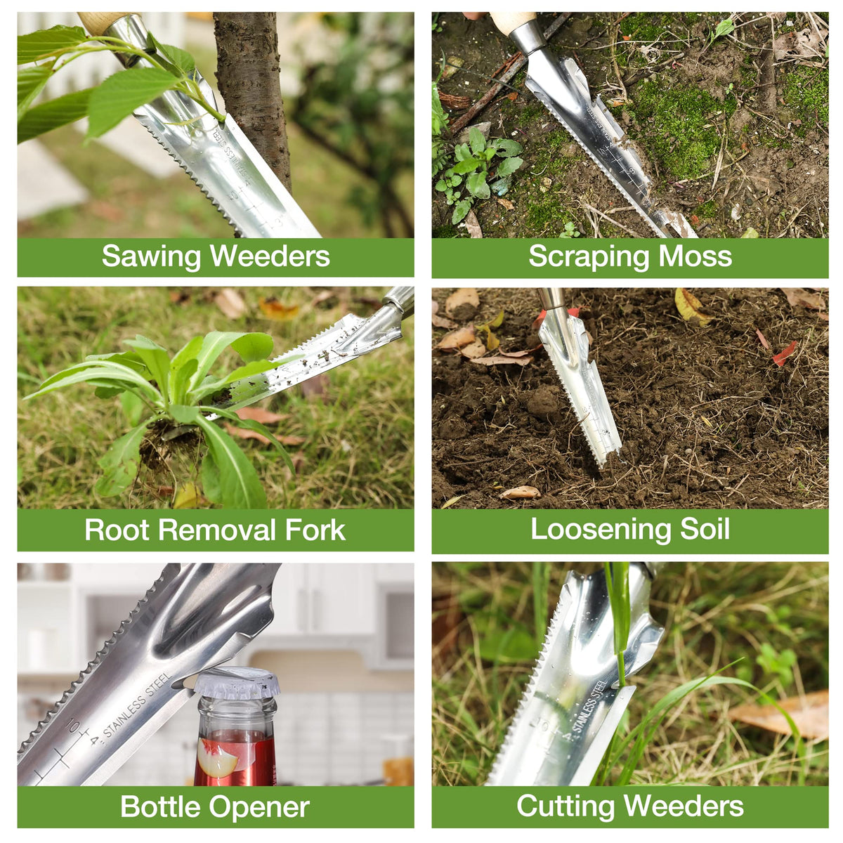 WORKPRO rust-resistant stainless steel head for durability