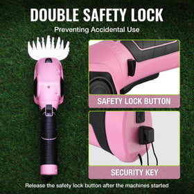 WORKPRO safety features include double lock and security key for safer use.