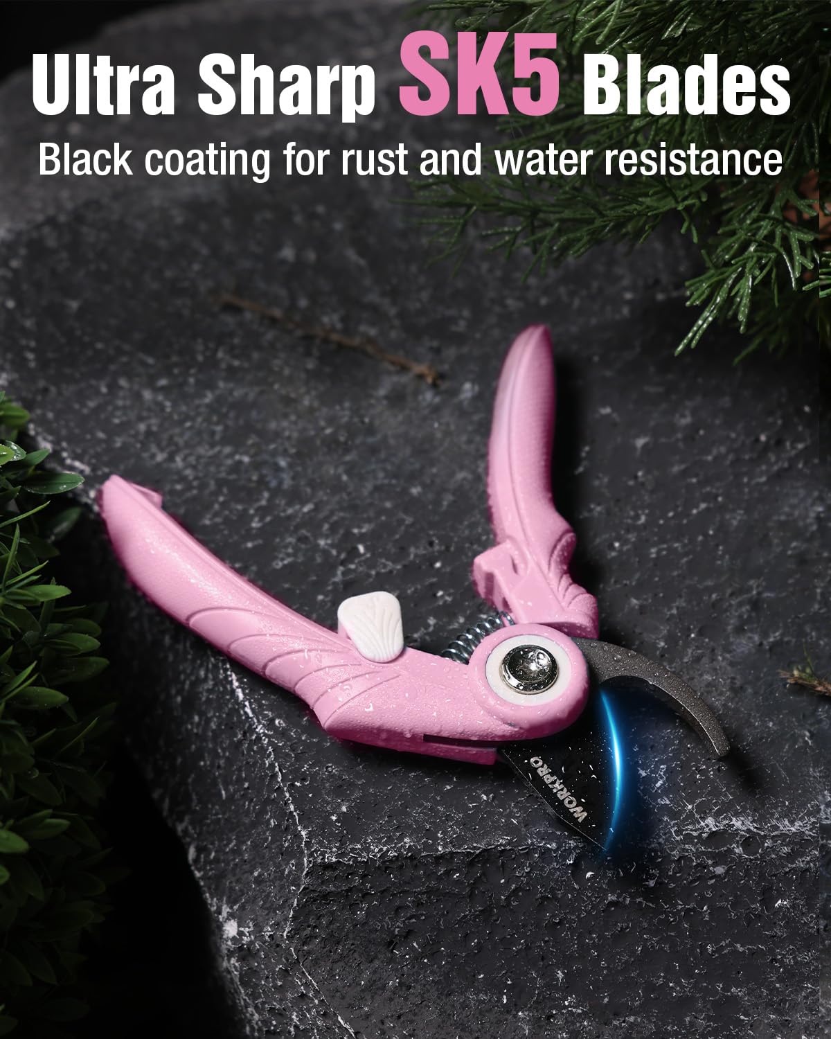 WORKPRO safety lock secures the blade when not in use