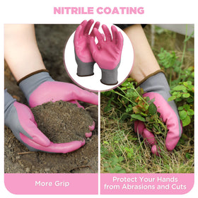 WORKPRO tools in use for digging and planting tasks