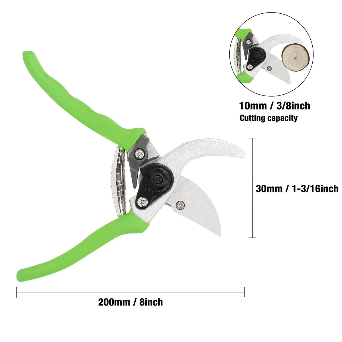 WORKPRO W151010 ergonomic handle design supports comfortable long pruning sessions