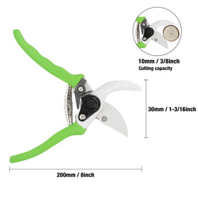 WORKPRO W151010 ergonomic handle design supports comfortable long pruning sessions