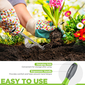 WORKPRO Weed Puller Compact Size ships easy storage in shed or tote