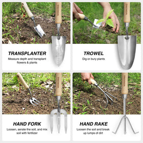 WORKPRO weeder with high-back design eases weed removal with less strain.