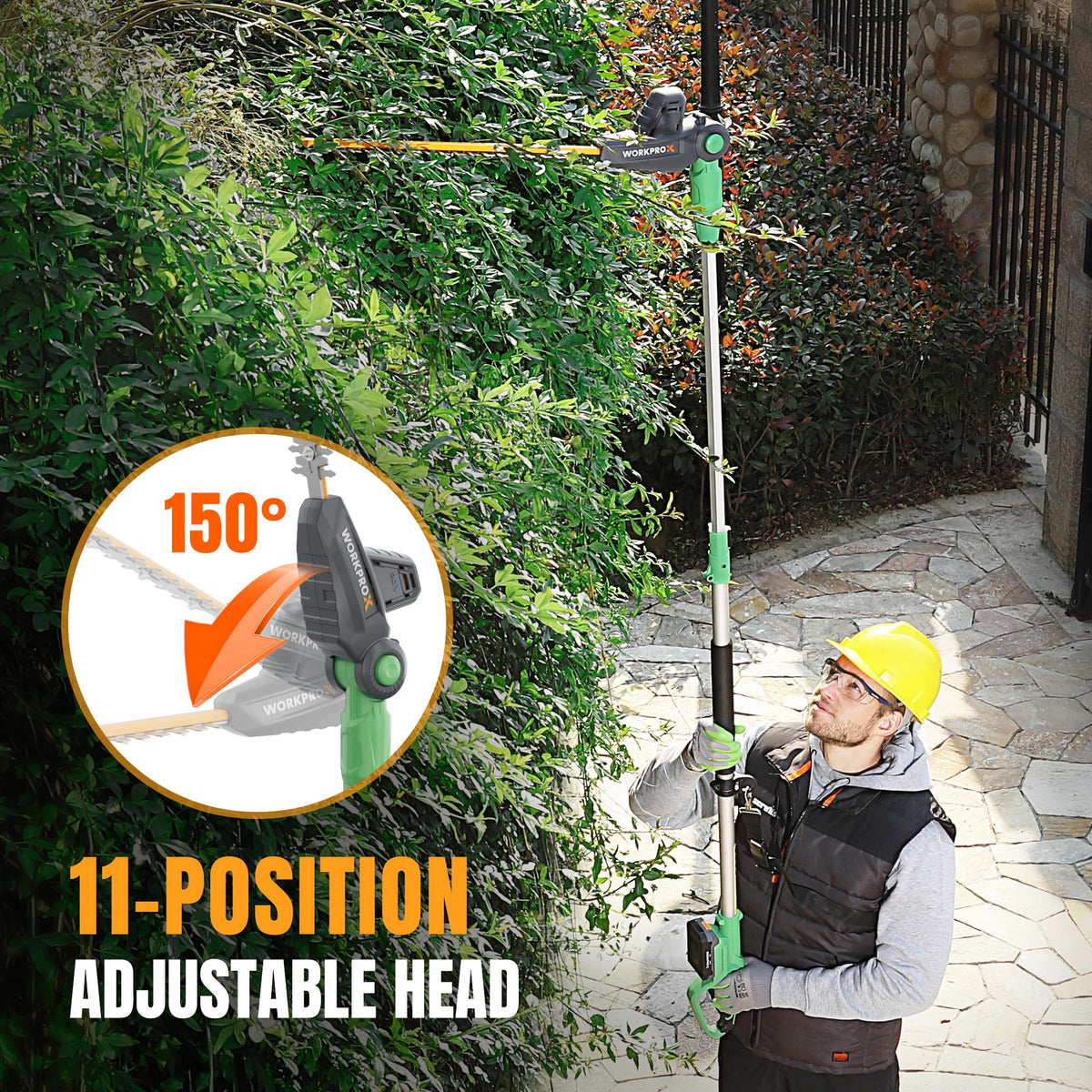 WORKPROX lightweight design reduces fatigue during long sessions.