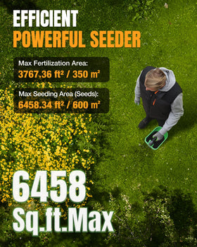 WORKPROX powerful motor and adjustable speed for multiple lawn applications