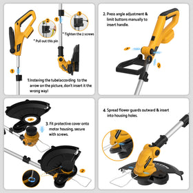 WorkSky foldable design for compact storage after yard tasks.