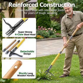 Wormutong simple three-step operation for quick weeding