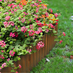 Worth garden edging enables straight and curved installations on varied soil.