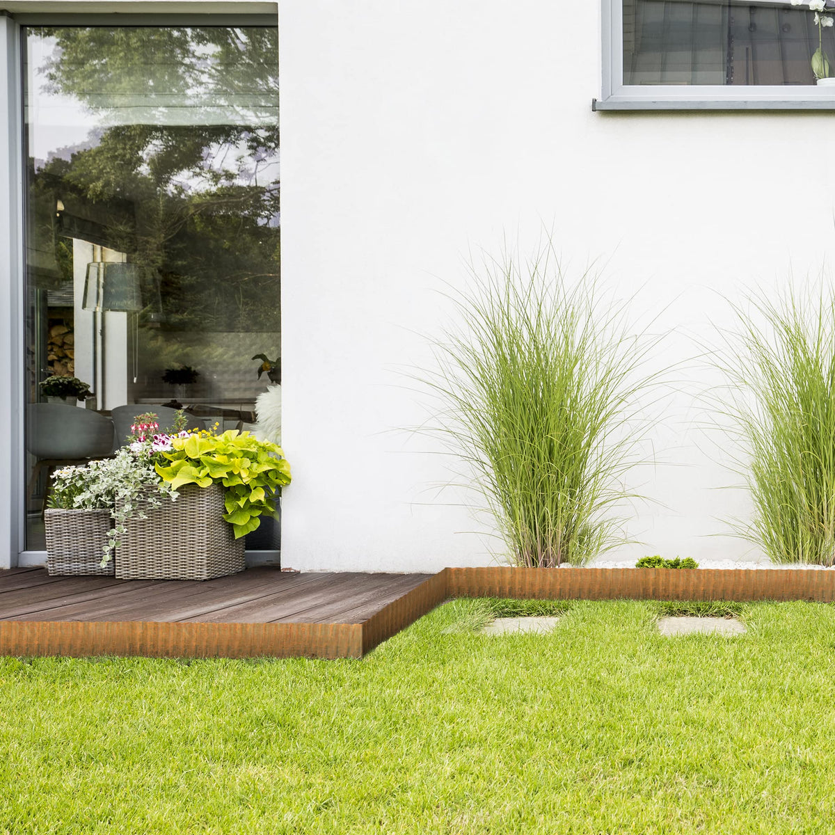Worth edging suitable for crafts, stairs, and decorative garden accents with steel durability.