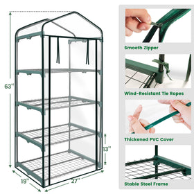 Worth Garden all-season use supports year-round plants with adjustable floor height.