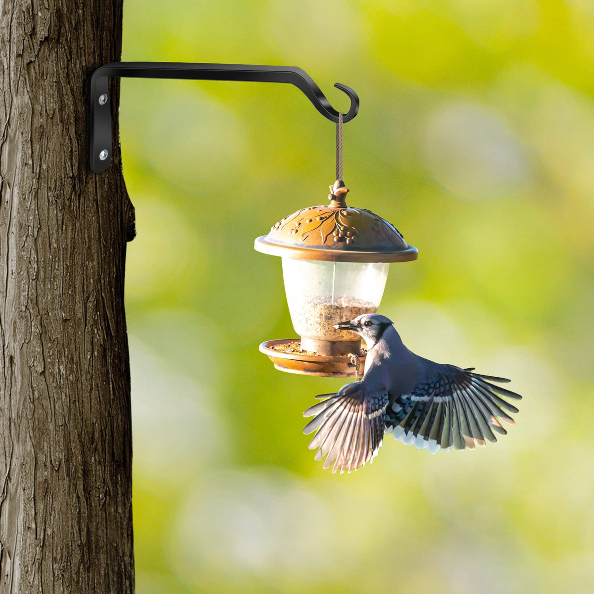 Worth Garden bracket rugged design enhances garden or patio décor.