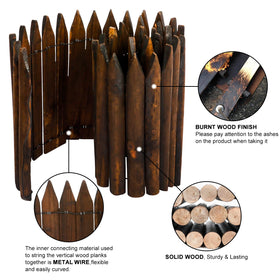 Worth Garden no-dig edging installs quickly with stakes for easy upgrades