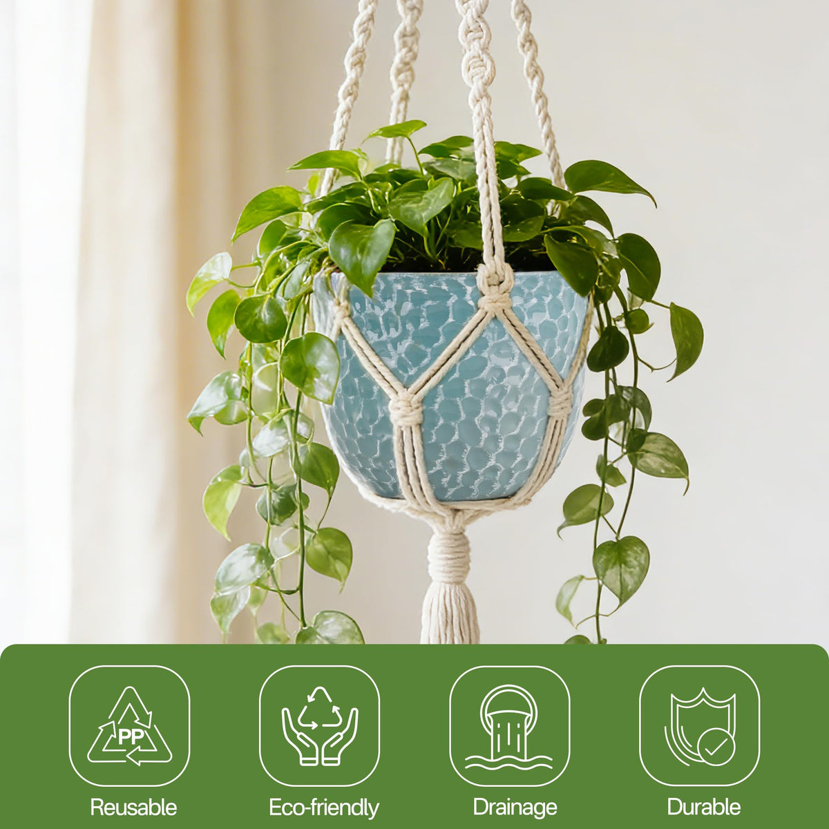 Worth Garden retro multicolor planter adds antique charm to home decor.
