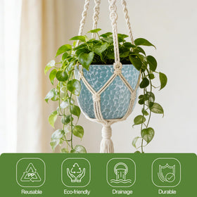 Worth Garden retro multicolor planter adds antique charm to home decor.