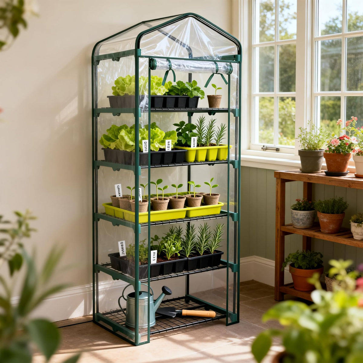 Worth Garden steel frame detail highlighting rust-resistant durability for patio or balcony