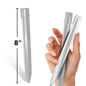 Worth Landscape Edging Stakes reinforced ribs provide firm ground anchoring for tidy borders.