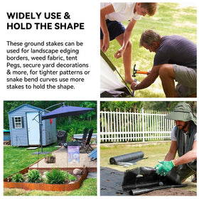 Worth Landscape Edging Stakes ideal for borders, fences, and decorative garden features.