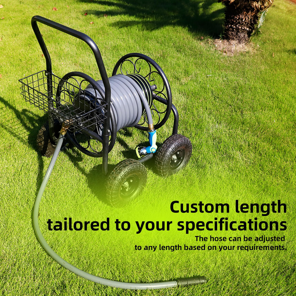 Worth Leader in garden setting demonstrates steady water flow for lawns and beds.